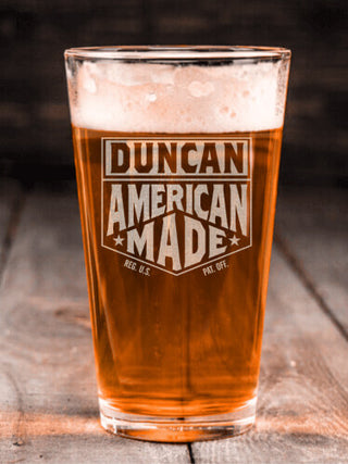 American Made : Pint Glasses - Engraved
