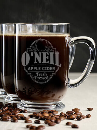 Apple Cider : Coffee Mugs - Engraved