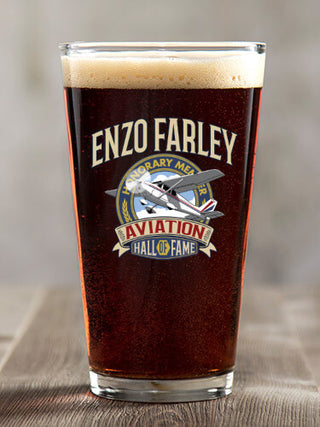 Aviation Hall Of Fame : Pint Glasses - Color Printed