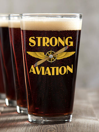 Aviation : Pint Glasses - Color Printed