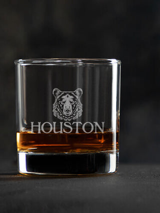 Bear : Rocks Glasses - Engraved