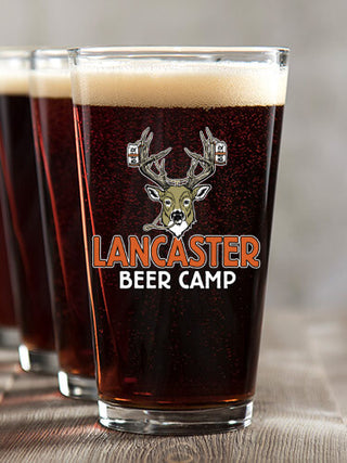 Beer Camp : Pint Glasses - Color Printed