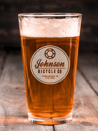 Bicycle Company : Pint Glasses - Engraved