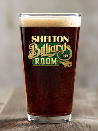 Billiards Room : Pint Glasses - Color Printed