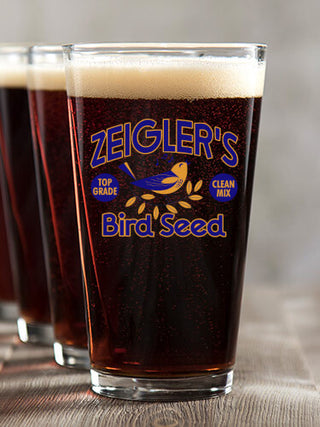 Bird Seed : Pint Glasses - Color Printed