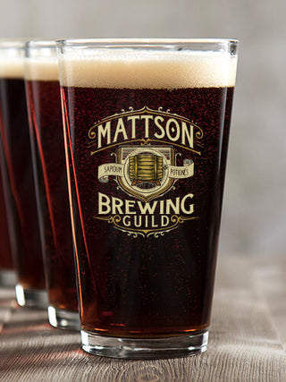 Brewing Guild : Pint Glasses - Color Printed