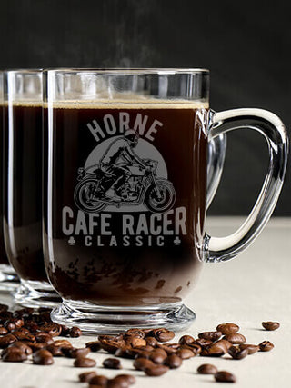 Cafe Racer : Coffee Mugs - Engraved
