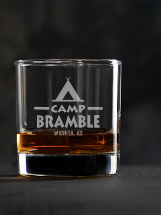 Camp : Rocks Glasses - Engraved