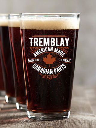 Canadian Parts : Pint Glasses - Color Printed