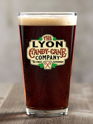 Candy Cane Company : Pint Glasses - Color Printed