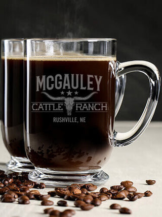 Cattle Ranch : Coffee Mugs - Engraved