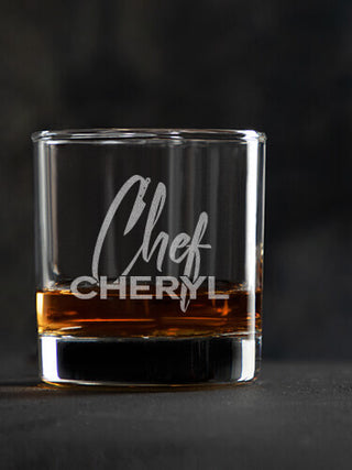 Chef : Rocks Glasses - Engraved