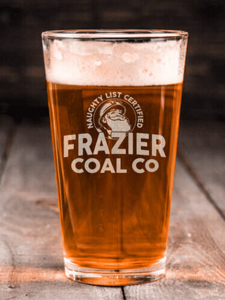 Christmas Coal Company : Pint Glasses - Engraved