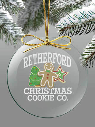 Christmas Cookie Company : 4 Inch Round Glass Ornament