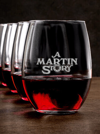 Christmas Story : Stemless Wine Glasses - Engraved