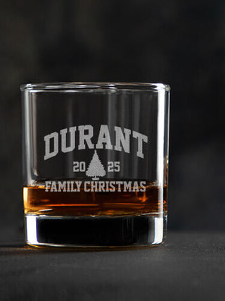 Christmas Varsity : Rocks Glasses - Engraved