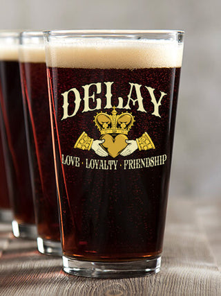Claddagh : Pint Glasses - Color Printed