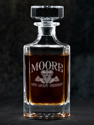 Claddagh : Whiskey Decanter - Engraved