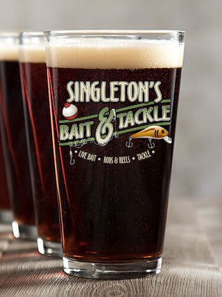 Classic Bait and Tackle : Pint Glasses - Color Printed