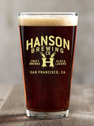 Classic Brewing Company : Pint Glasses - Color Printed