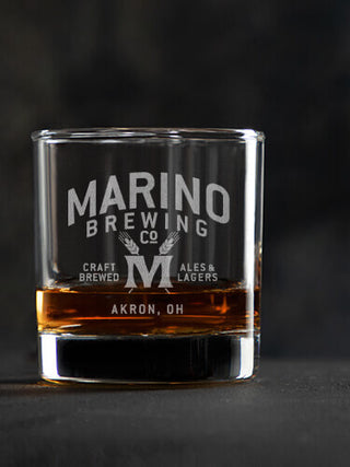 Classic Brewing Company : Rocks Glasses - Engraved