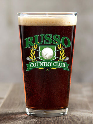 Classic Country Club : Pint Glasses - Color Printed