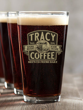 Coffee : Pint Glasses - Color Printed