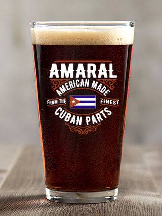 Cuban Parts : Pint Glasses - Color Printed