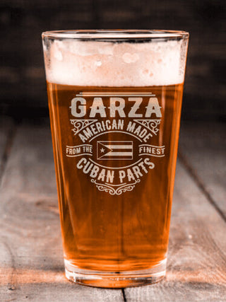 Cuban Parts : Pint Glasses - Engraved