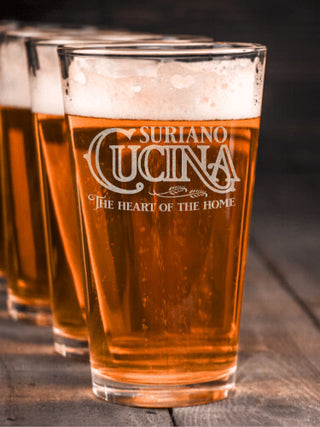 Cucina : Pint Glasses - Engraved