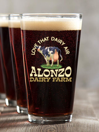 Dairy Air : Pint Glasses - Color Printed