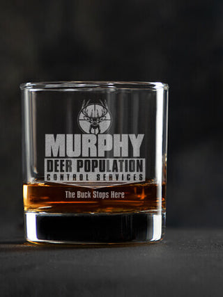 Deer Services : Rocks Glasses - Engraved