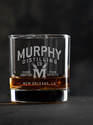 Distilling Company : Rocks Glasses - Engraved