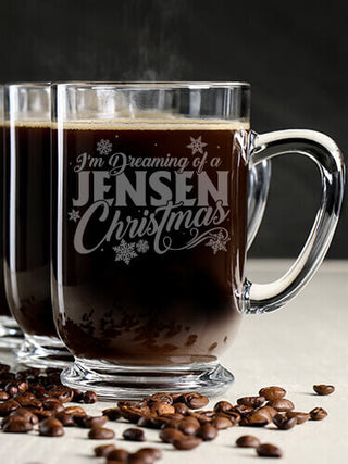 Dreaming Of Christmas : Coffee Mugs - Engraved