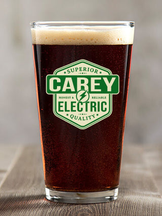 Electric : Pint Glasses - Color Printed