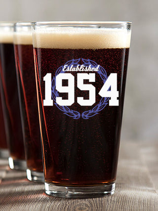 Established : Pint Glasses - Color Printed