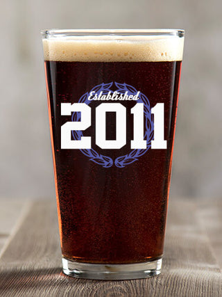 Established : Pint Glasses - Color Printed
