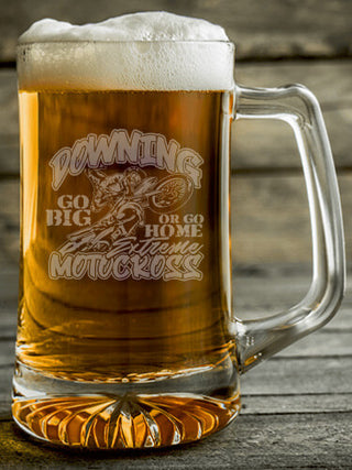 Extreme Motocross : Beer Mugs - Engraved