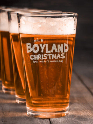 Family Christmas Thing : Pint Glasses - Engraved