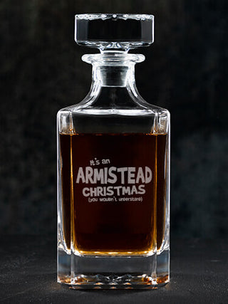 Family Christmas Thing : Whiskey Decanter - Engraved
