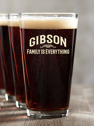 Family : Pint Glasses - Color Printed