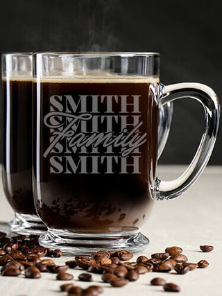 Family Repeat : Coffee Mugs - Engraved
