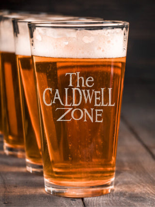 Family Zone : Pint Glasses - Engraved