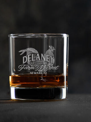 Farm Market : Rocks Glasses - Engraved