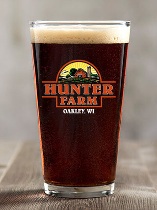 Farm : Pint Glasses - Color Printed
