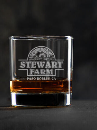 Farm : Rocks Glasses - Engraved