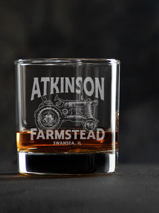 Farmstead : Rocks Glasses - Engraved