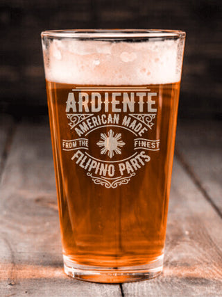 Filipino Parts : Pint Glasses - Engraved