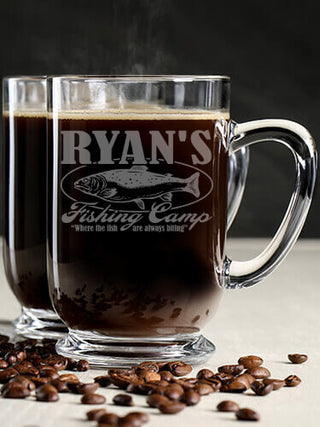 Fishing Camp : Coffee Mugs - Engraved
