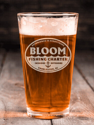 Fishing Charter : Pint Glasses - Engraved